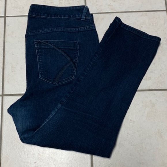 Lane Bryant Dark Rinse Jeans - Picture 2 of 6